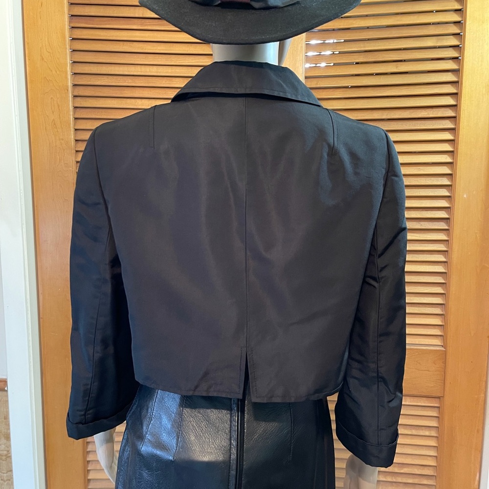 Ellen Tracy Neiman Marcus Cropped Blazer Size 4 - Picture 3 of 6
